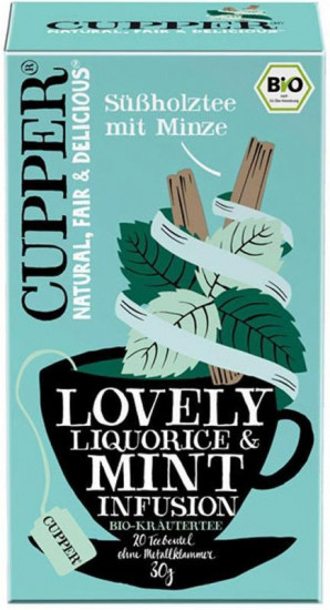 Органический чай с лакрицей и мятой