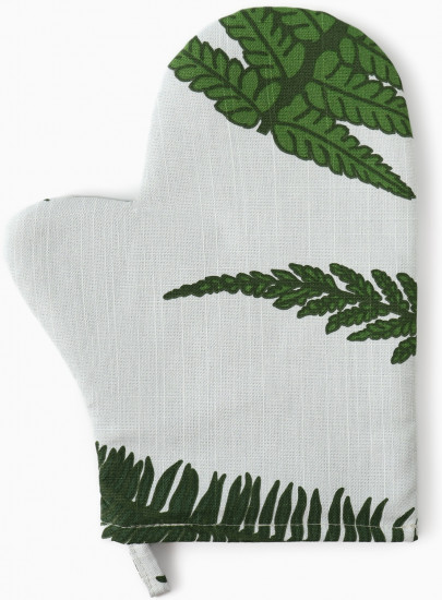 Варежка-прихватка «Папоротник»