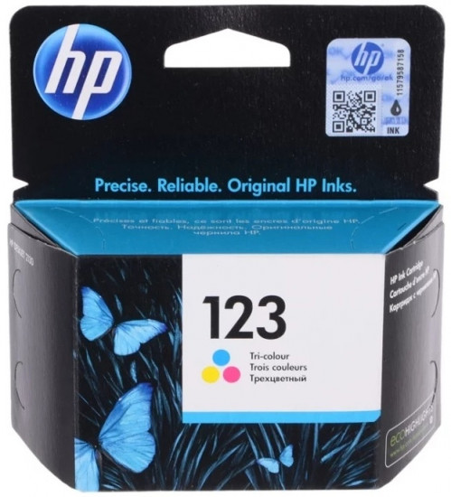 Картриджи HP F6V16AE 123, многоцветный