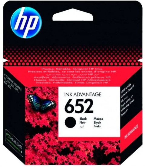 Картриджи HP F6V25AE 652, черный