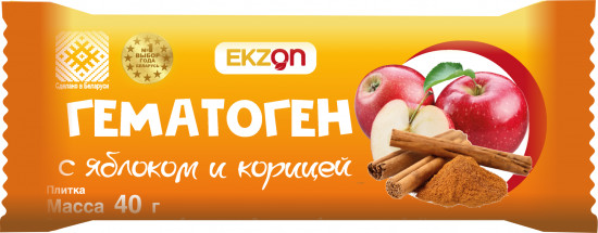 Гематоген с яблоком и корицей