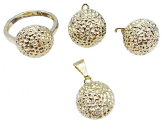 Комплект украшений из бижутерного сплава без вставок