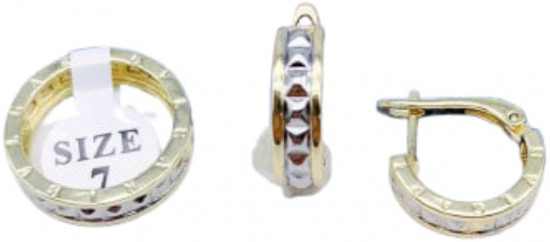 Комплект украшений из бижутерного сплава без вставок