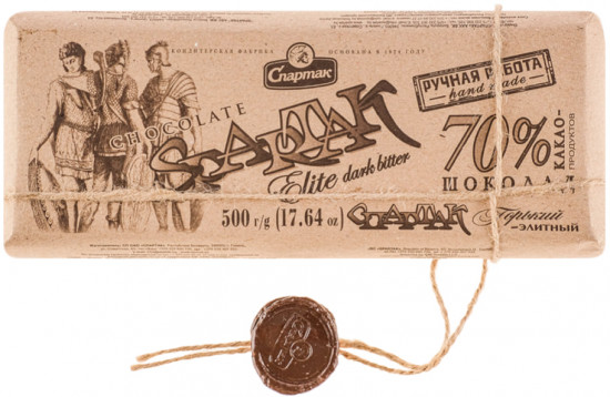 Шоколад горький элитный 70% «Elite dark butter»