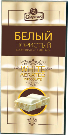 Шоколад пористый белый