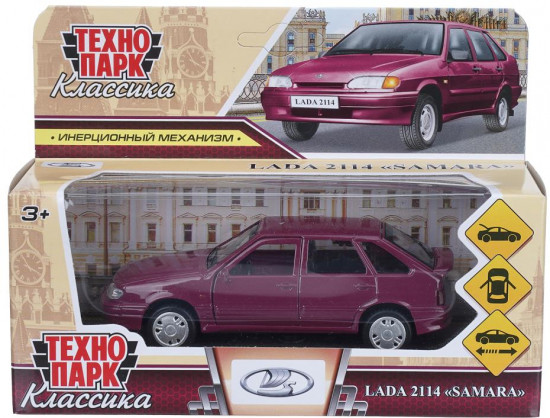 Металлическая модель «Lada-2114 «Samara»