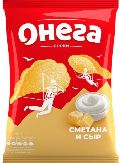 Снэки со вкусом сметаны и сыра