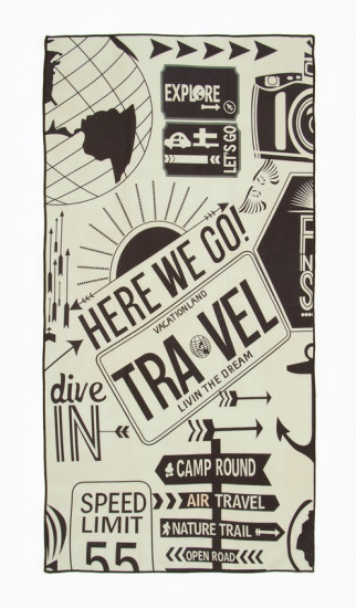 Полотенце пляжное «Travel» 