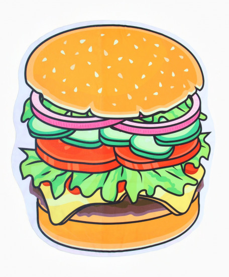 Полотенце пляжное «Гамбургер»