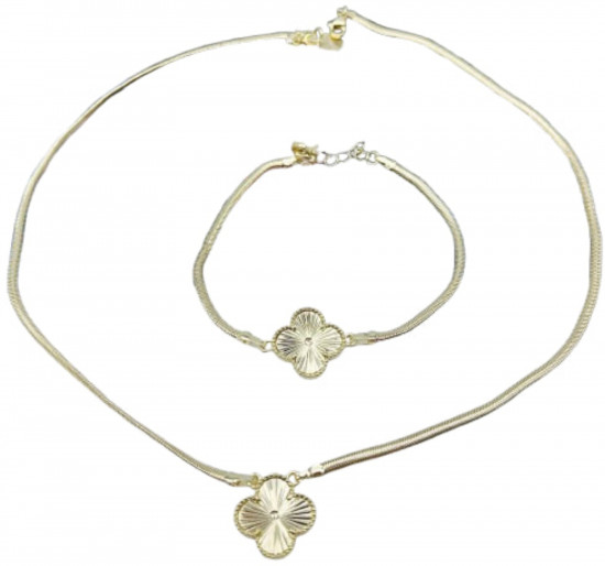 Комплект бижутерный сплав без вставок