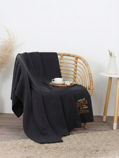 Плед флисовый «Крутой дедушка»