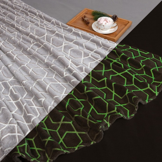 Плед светящийся в темноте «Геометрия»