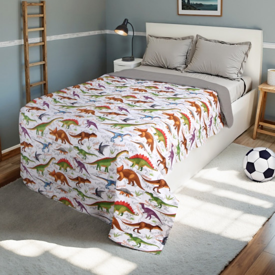 Покрывало 1.5-спальное «Динозавры»