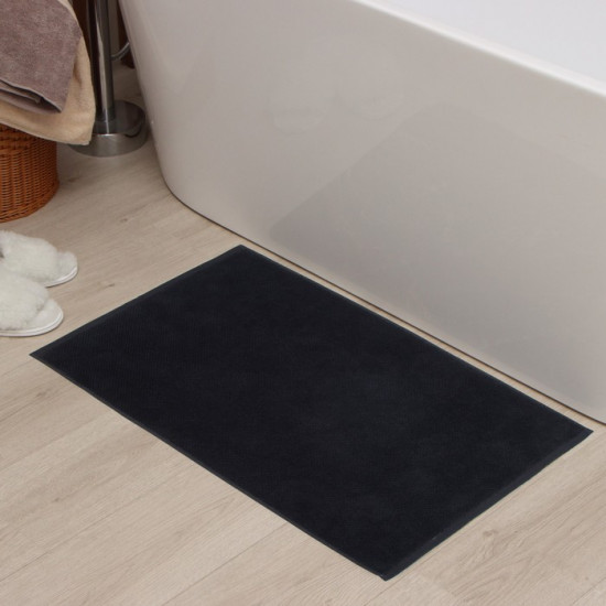 Коврик махровый «Organic Black» 