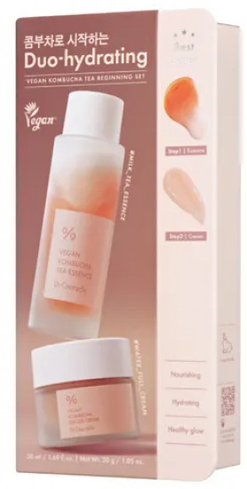 Набор для ухода за кожей Vegan Kombucha Tea