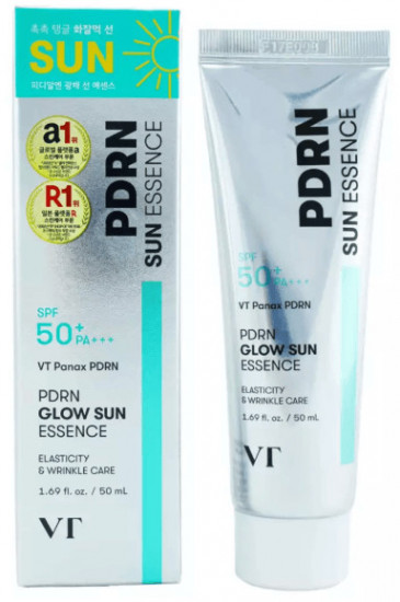 Солнцезащитная эссенция для лица с Pdrn и эффектом сияния 