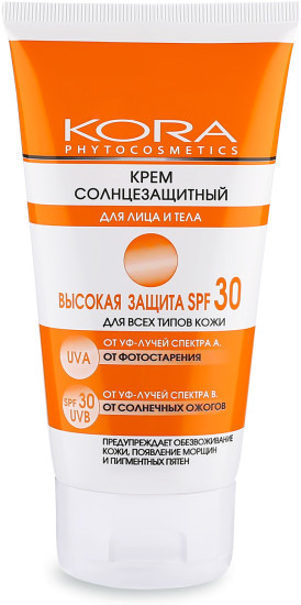 Крем солнцезащитный для лица и тела SPF 30