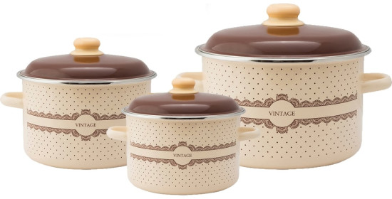 Набор посуды эмалированный «Vintage»