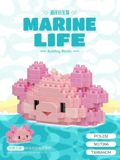 3D мини-конструктор Морские животные