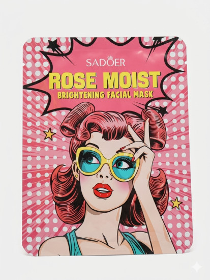 Маска для лица тканевая Rose Moist