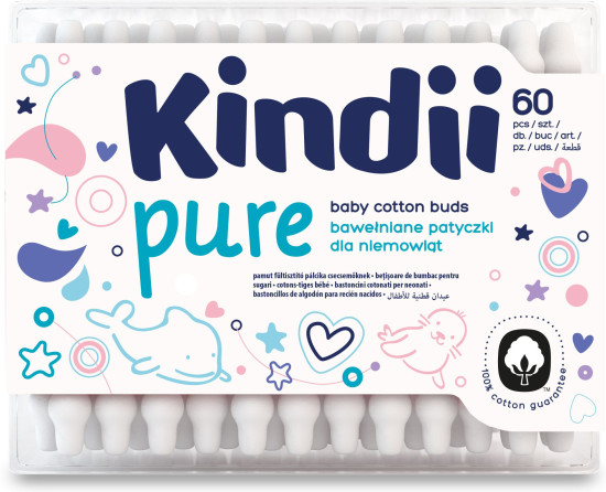 Ватные палочки для детей «Pure»