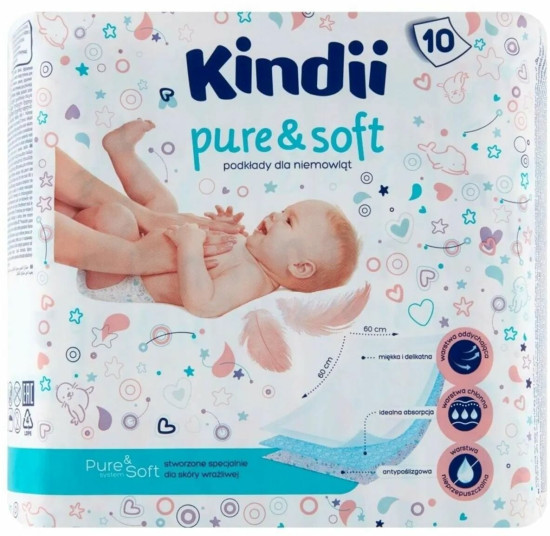 Пелёнки одноразовые для детей «Pure & Soft»
