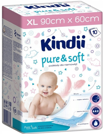 Пелёнки одноразовые для детей «Pure & Soft»