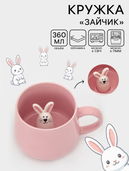 Кружка «Зайчик»
