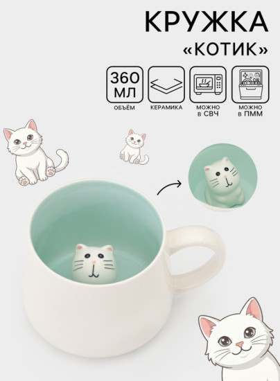 Кружка «Котик»