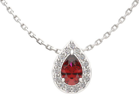 Колье из серебра