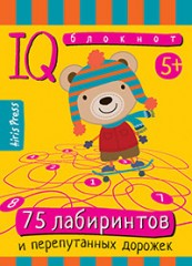 Блокнот. 75 лабиринтов и перепутанных дорожек