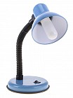 Настольная лампа с кнопкой, голубая