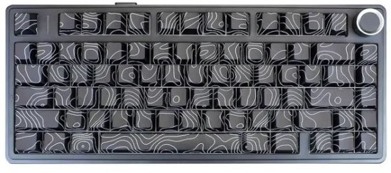 Клавиатура  F75 Black Contour черная