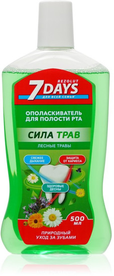 Ополаскиватель для полости рта «Сила трав. Лесные травы»