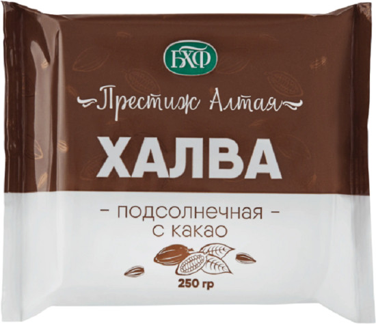 Халва подсолнечная с какао «Престиж Алтая»