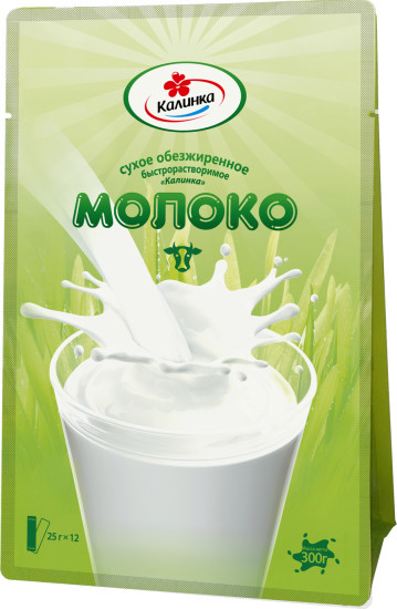 Молоко сухое обезжиреные быстрорастворимое в стиках