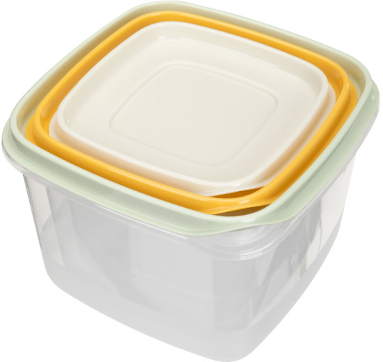 Комплект контейнеров для продуктов с крышками «Clever»