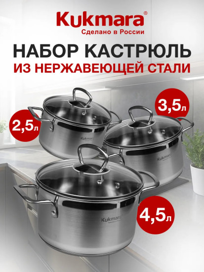 Набор кастрюль «Orion»