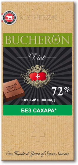 Шоколад горький без сахара «Diet»