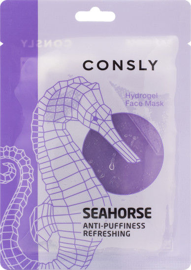 Маска для лица гидрогелевая с экстрактом морского конька «Hydrogel Seahorse Face Mask»