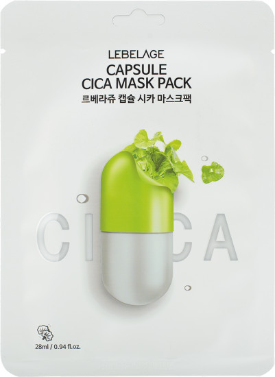 Маска для лица тканевая с экстрактом центеллы азиатской «Cica Mask Pack»