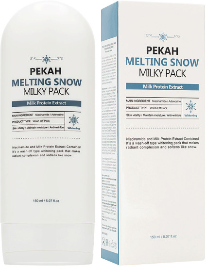 Маска для лица омолаживающая с молочными протеинами «Melting Snow Milky Pack»