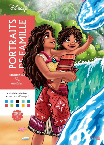  Раскраска Coloriages mystères Disney - Portraits de famille