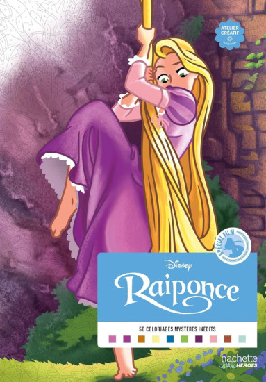 Раскраска Coloriages mystères spécial film - Raiponce