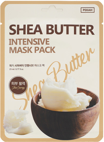 Маска для лица тканевая с экстрактом ши «Shea Butter Intensive Mask Pack»