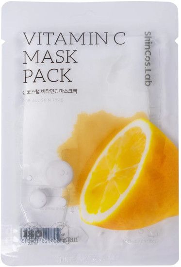 Маска для лица тканевая с витаминами «Vitamin C Mask Pack»
