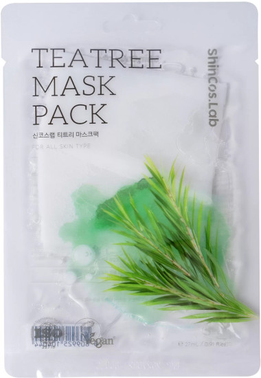 Маска для лица тканевая с экстрактом чайного дерева «Tea Tree Mask Pack»