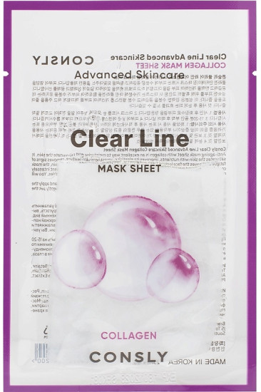 Маска для лица тканевая укрепляющая с коллагеном «Advanced Skincare Collagen Mask Sheet»