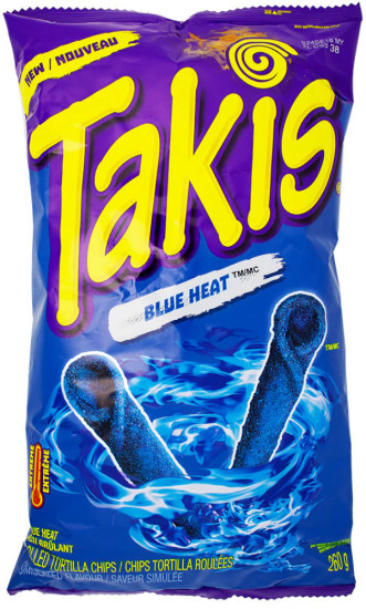 Кукурузные чипсы со вкусом чили «Blue Heat»