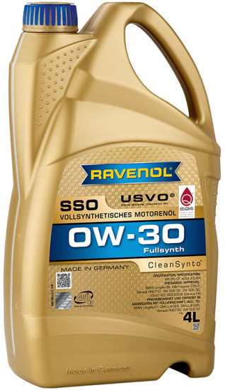 Моторное масло RAVENOL SSO 0W-30